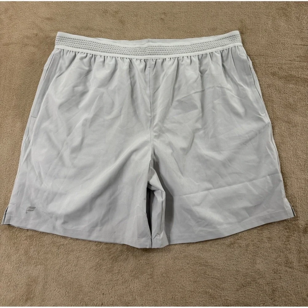 Fabletics Lined Shorts men's Size 2XL gray athletic shorts‎ Gym 7